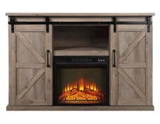Purline Buffet rustique avec cheminée électrique 2000 W che-910