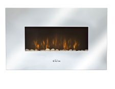 Purline Cheminée électrique murale façade miroir che-450