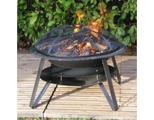 Somagic Brasero Rond Acier diamètre 70cm