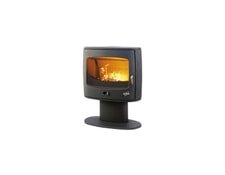 Godin Poêle bois Flamme Verte 7 étoiles eliot fonte 8 kW buse Ø150 mm bûches 50 cm