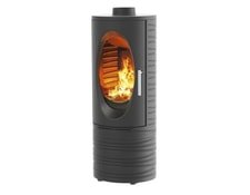 Godin Poêle à bois fonte 7 kW noir