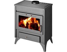 Victoria Poêle à bois bouilleur RAY MAX B 13 kW - 21 kW