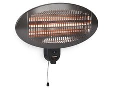 Tristar Chauffage mural de patio ka-5286 2000 W quartz noir
