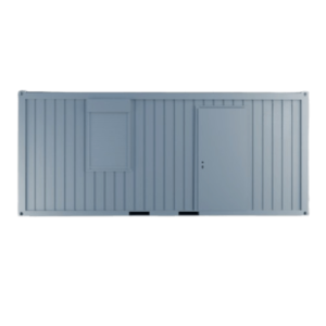 Bureau modulaire 20 pieds monté (1 porte, 1 fenêtre, isolation PU)