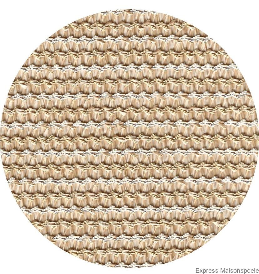 Parasol rond effet raphia – Image 3