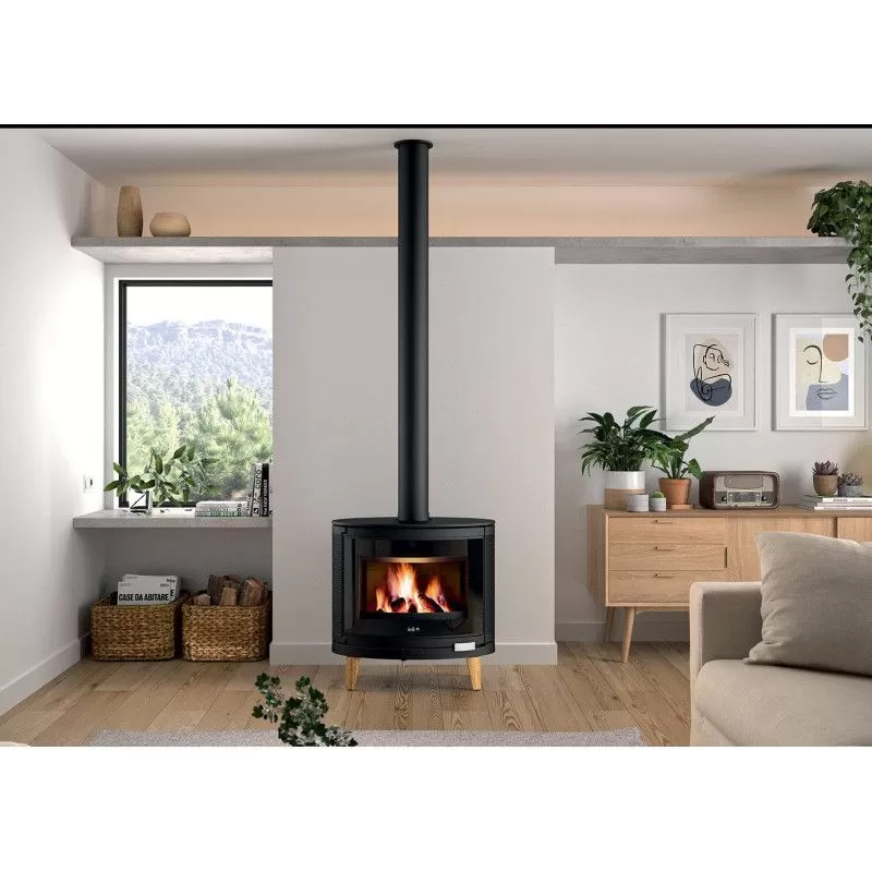 Poêle à bois – IKARI ZEN – Deville – 9 kW – Image 3