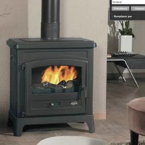 Poêle à bois FONTEVAL – GODIN – 10 kW