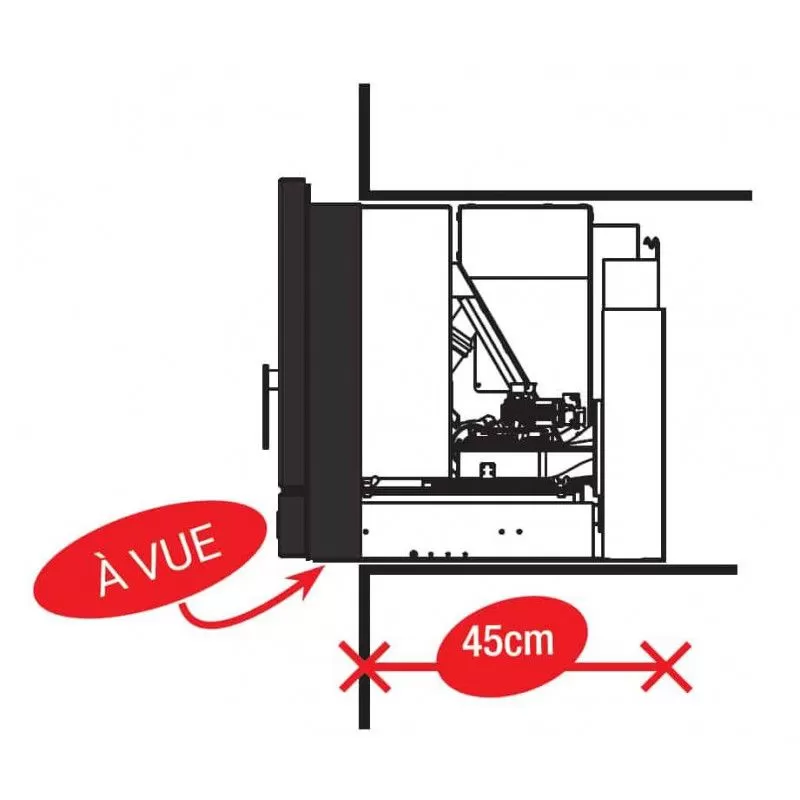 Insert à granulés METTI 8 – Invicta – 8,5 kW – Image 4