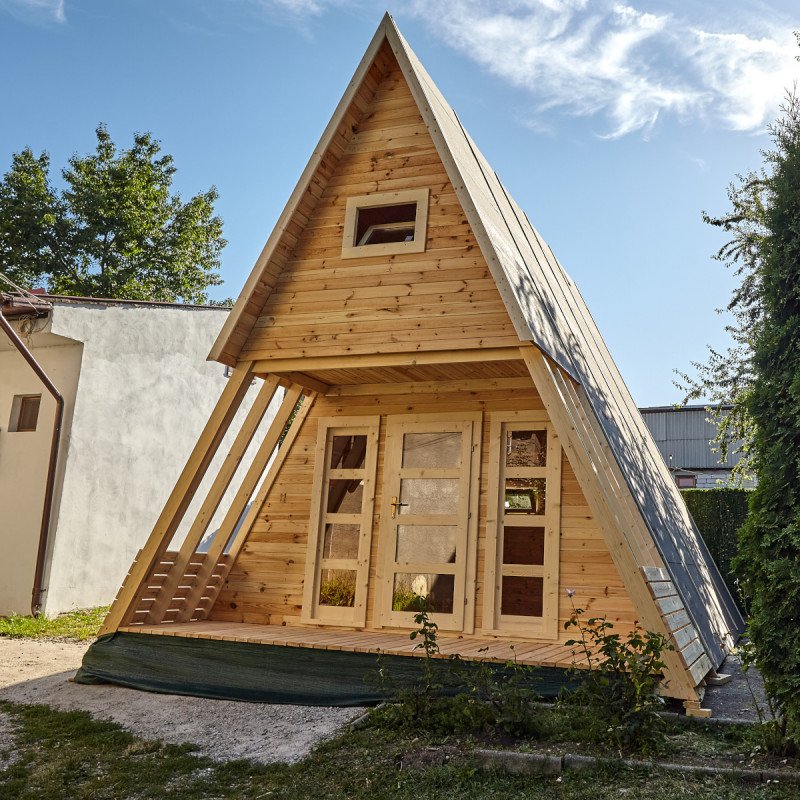 Maison de jardin en bois 18m² surface habitable – Image 3