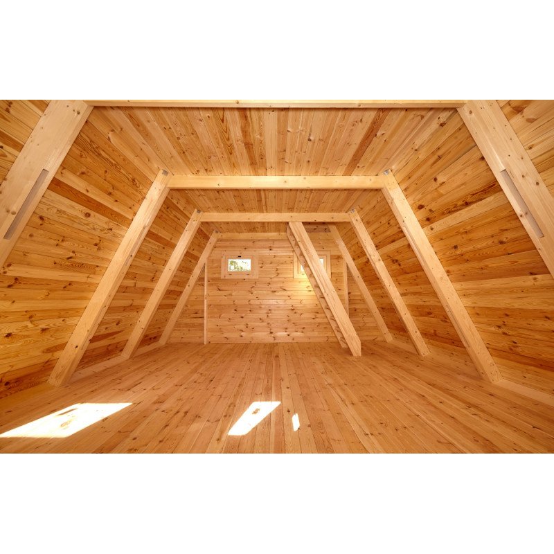 Maison de jardin en bois 18m² surface habitable – Image 6