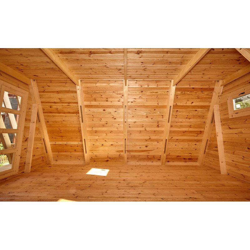Maison de jardin en bois 18m² surface habitable – Image 8