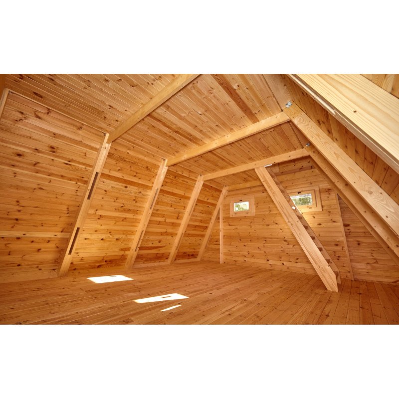 Maison de jardin en bois 18m² surface habitable – Image 10
