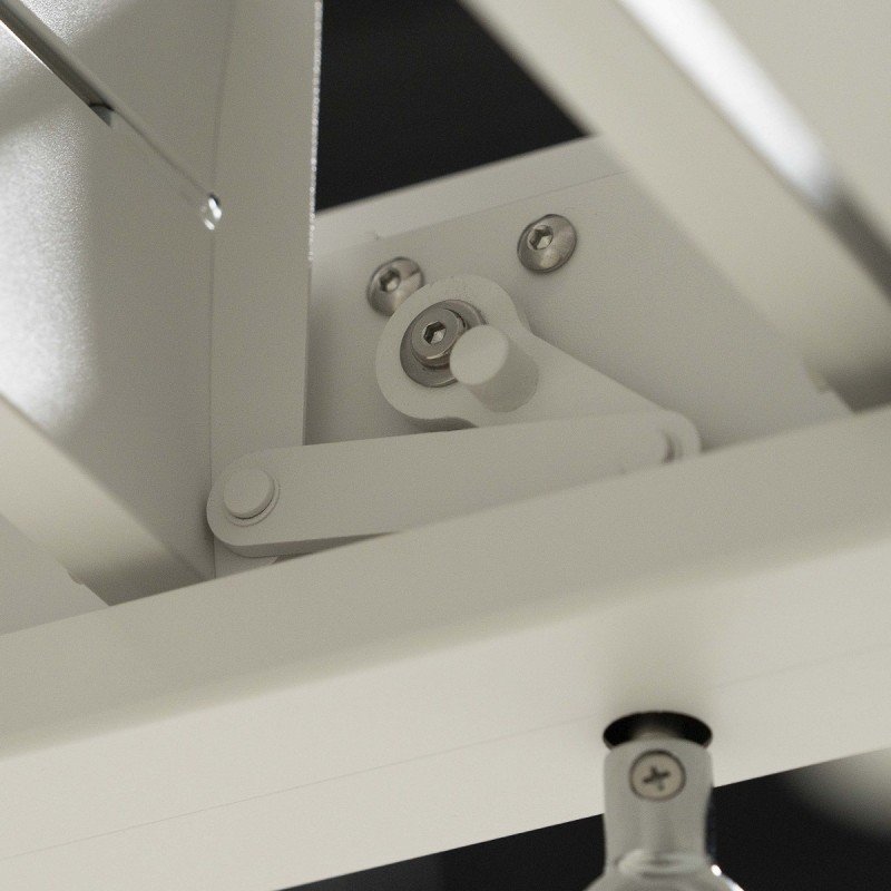 Pergola bioclimatique autoportante en alu blanc 3x3m Ombrea – Image 7