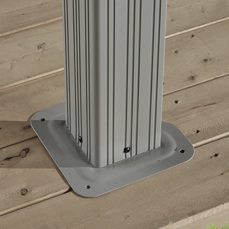 Tonnelle de jardin messina 298x363cm en aluminium thermolaqué – Image 8