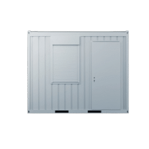 Bureau modulaire 10 pieds (1 porte, 1 fenêtre, isolation PU)